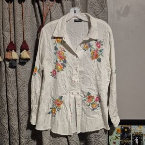 AP NY Embroidered Blouse